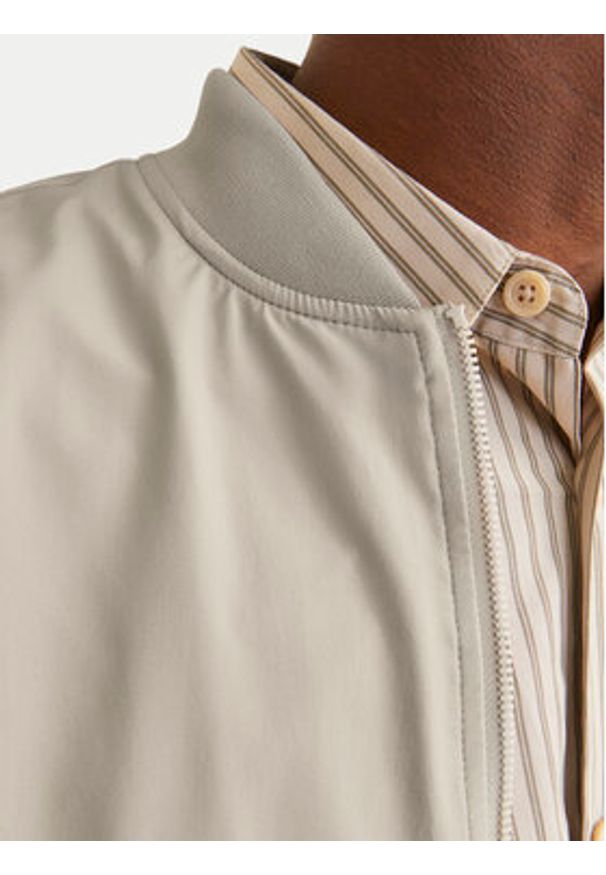 Jack & Jones Kurtka bomber Echarge 12268608 Beżowy Regular Fit. Kolor: beżowy. Materiał: syntetyk