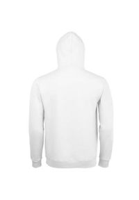 SOL'S - Męska Bluza Z Kapturem Spencer. Typ kołnierza: kaptur. Kolor: biały