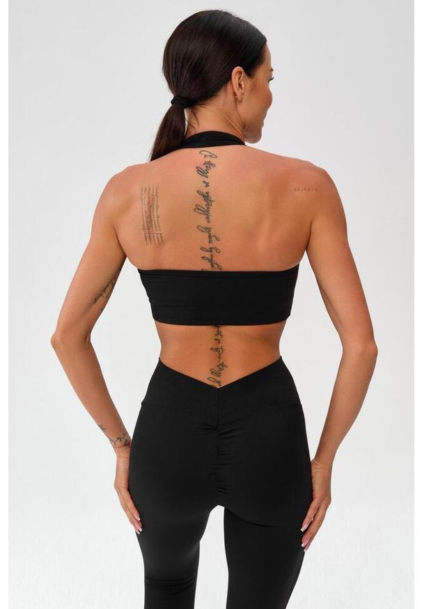 ROUGH RADICAL - Stanik sportowy fitness Rough Radical Zoya Sports Bra. Kolor: czarny. Sport: fitness