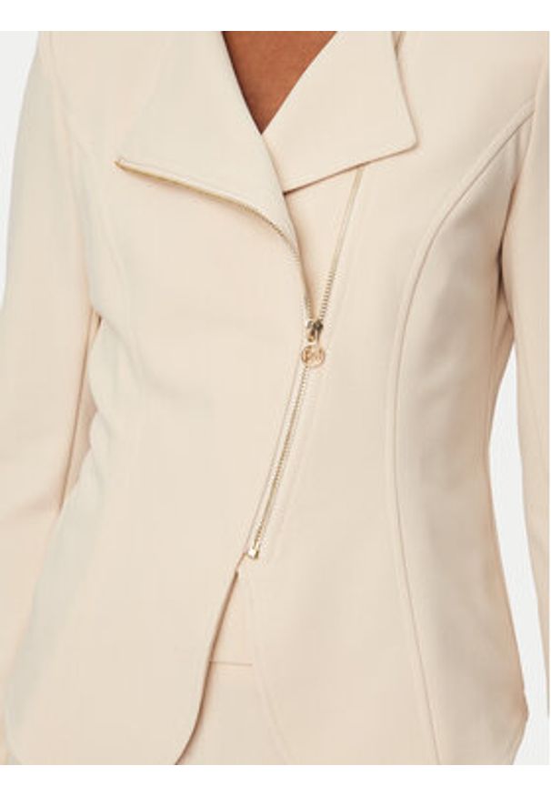 Rinascimento Marynarka CFC0127901003 Beżowy Slim Fit. Kolor: beżowy. Materiał: syntetyk