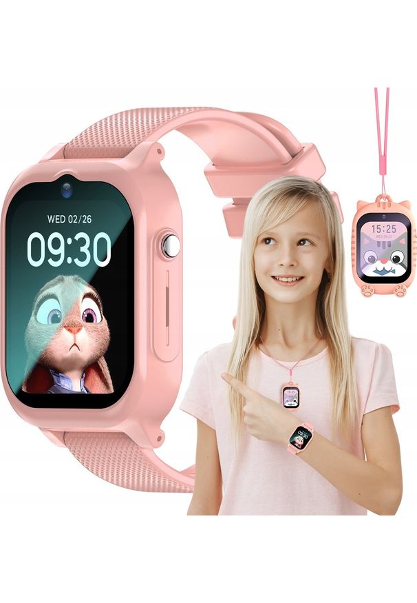 JG Smart - SMARTWATCH DLA DZIECI LOKALIZATOR GPS 4G ROZMOWY APARAT KAMERA MENU POLSKIE. Rodzaj zegarka: smartwatch