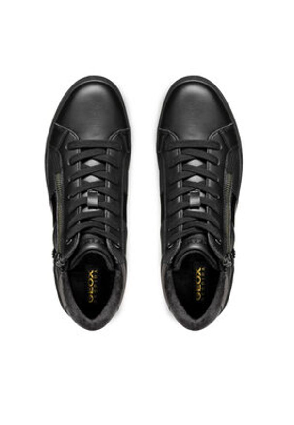 Geox Sneakersy D Blomiee D466HF 00422 C9997 Czarny. Kolor: czarny. Materiał: skóra