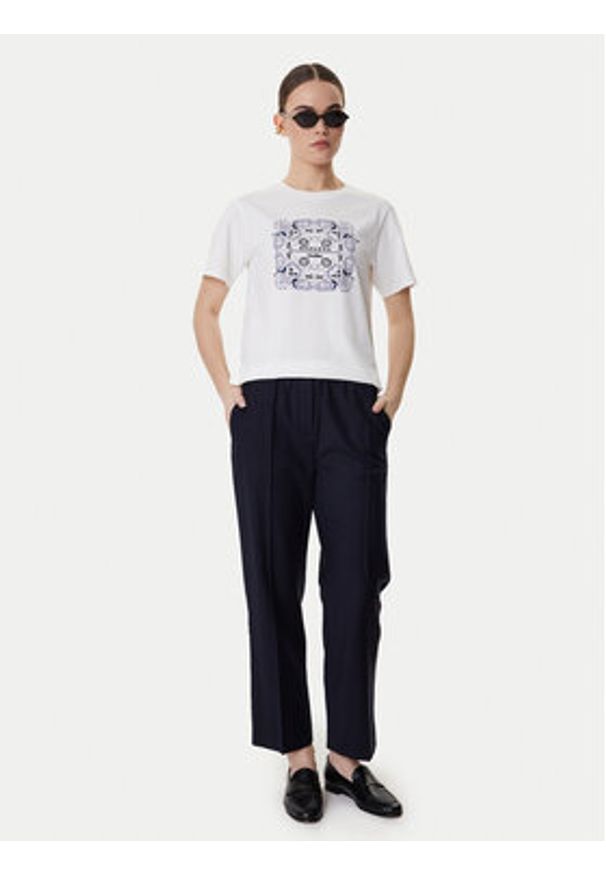 Weekend Max Mara T-Shirt West 2615971041 Biały Regular Fit. Kolor: biały. Materiał: bawełna