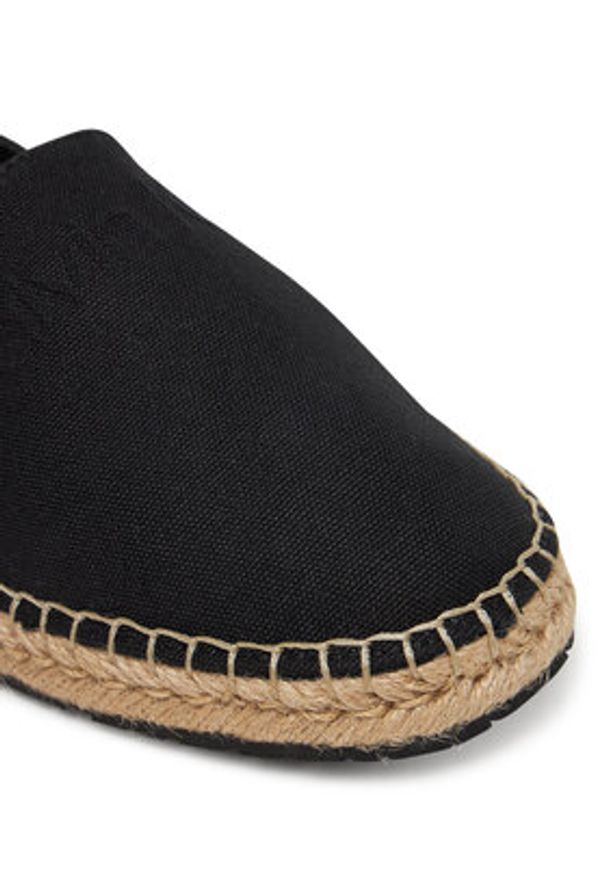 Calvin Klein Espadryle Espadrille - He HW0HW02384 Czarny. Kolor: czarny. Materiał: materiał