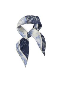 Marella Chusta Cinque 2513541106 Granatowy. Kolor: niebieski. Materiał: jedwab, materiał
