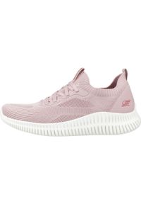 skechers - Kapcie SKECHERS BOBS GEO LITE Rose. Okazja: na co dzień. Kolor: różowy. Materiał: tkanina
