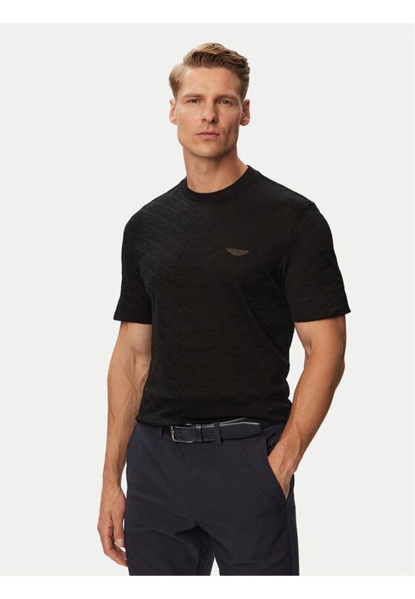 BOSS T-Shirt C-Thompson 180_AM 50565175 Czarny Regular Fit. Kolor: czarny. Materiał: bawełna