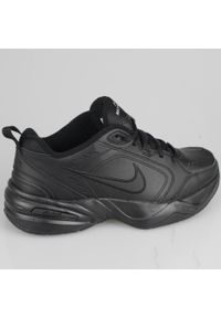 Buty do chodzenia męskie Nike Air Monarch IV. Kolor: czarny. Materiał: tkanina, materiał, skóra, syntetyk. Sport: turystyka piesza