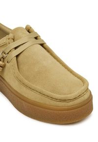 Clarks Półbuty Boxbee Walla. 26328110 Beżowy. Kolor: beżowy. Materiał: skóra, zamsz #2