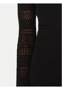 Morgan Sukienka dzianinowa 251-RMPIMA M Czarny Slim Fit. Kolor: czarny. Materiał: wiskoza #5