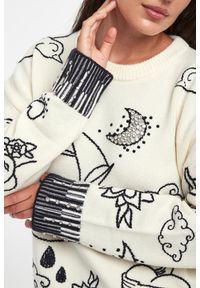 Pinko - Sweter damski wełniany Andros TWINSET. Materiał: wełna #4