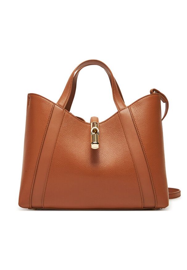 Furla Torebka Goccia S WB01789 BX3353 KH RY000 Brązowy. Kolor: brązowy. Materiał: skórzane