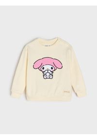 Sinsay - Bluza crewneck My Melody - kremowy. Kolor: kremowy #1