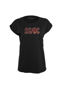 Urban Classics - Koszulka damska Urban Classic ac/dc voltage. Kolor: czarny #1