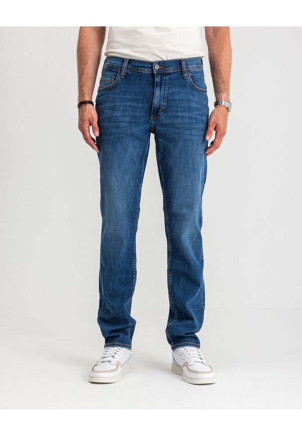Męskie Spodnie Jeansowe Mustang Style Washington Straight Denim Blue 1017119 5000 782