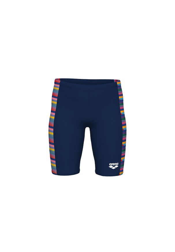 Spodenki Treningowe Arena Racing Stripe Swim Jammer junior. Kolor: niebieski