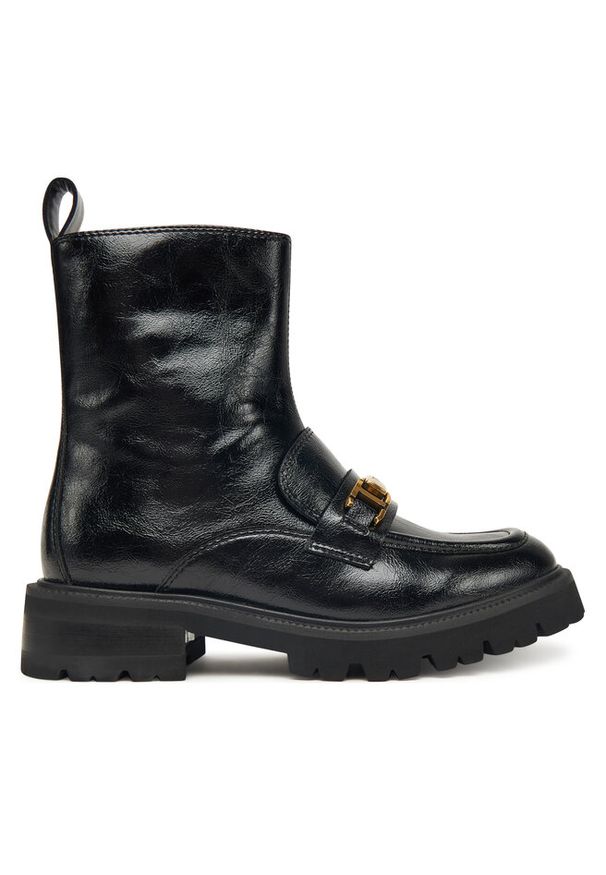TwinSet - Botki TWINSET. Kolor: czarny