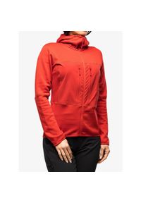 Bluza polarowa damska Berghaus MTN Guide MW Hoody. Kolor: czerwony. Materiał: polar