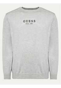 Guess Sweter M4YR04 Z3052 Szary Regular Fit. Kolor: szary. Materiał: syntetyk