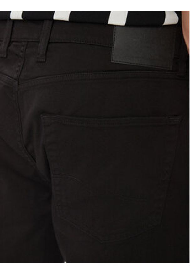 Jack & Jones - Jack&Jones Szorty materiałowe Blaine 12248681 Czarny Regular Fit. Kolor: czarny. Materiał: bawełna