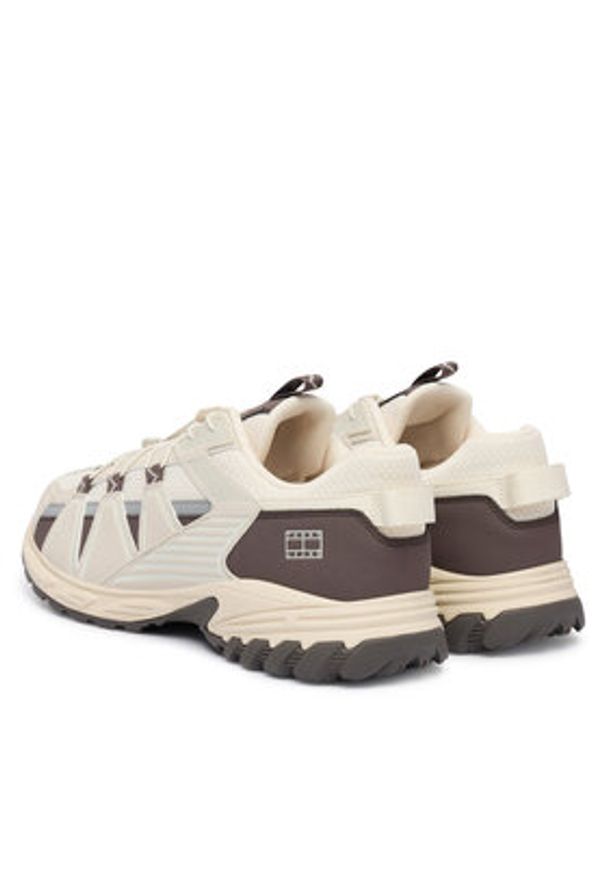 Tommy Jeans Sneakersy Tjm Outdoor Runner EM0EM01667 Écru. Materiał: skóra. Sport: outdoor