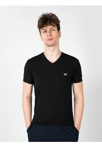 Emporio Armani T-shirt "C-neck" | 1120103 F511 | Mężczyzna | Czarny. Kolor: czarny. Materiał: elastan. Styl: elegancki, klasyczny #5