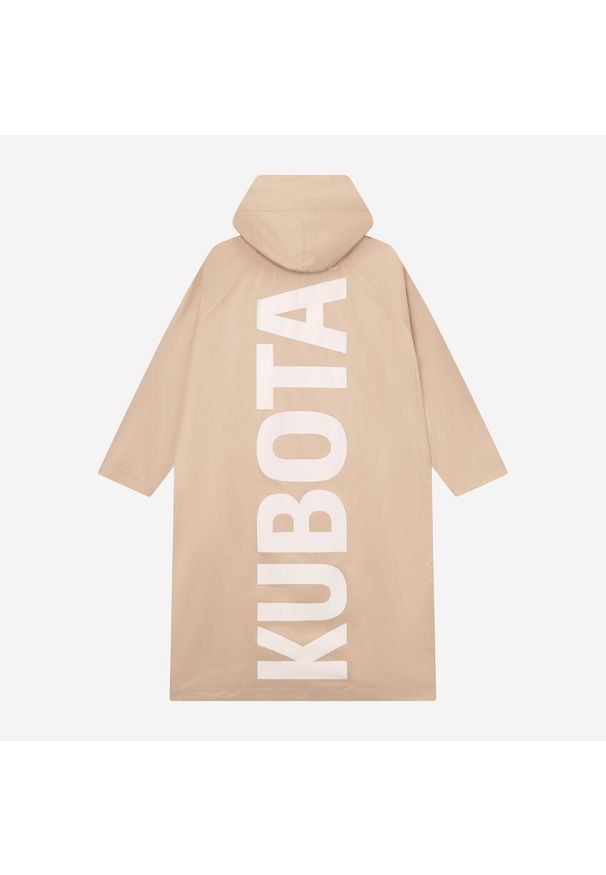 Kubota Kurtka Przeciwdeszcowa Unisex Parka Turystyczna. Kolor: beżowy. Materiał: poliester. Sport: turystyka piesza