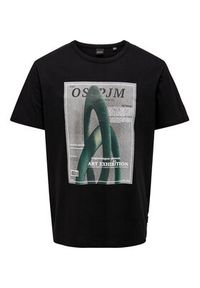 Only & Sons T-Shirt 22026378 Czarny Regular Fit. Kolor: czarny. Materiał: bawełna #6