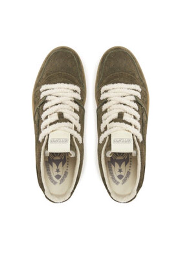 Enterprise Japan Sneakersy BB5003 PX002 Zielony. Kolor: zielony. Materiał: zamsz, skóra