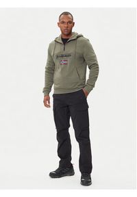 Napapijri Bluza Burgee NP0A4I5E Zielony Regular Fit. Kolor: zielony. Materiał: bawełna #3