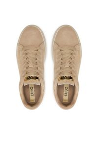Liu Jo Sneakersy Cleo BF4035 PX195 Beżowy. Kolor: beżowy. Materiał: zamsz, skóra