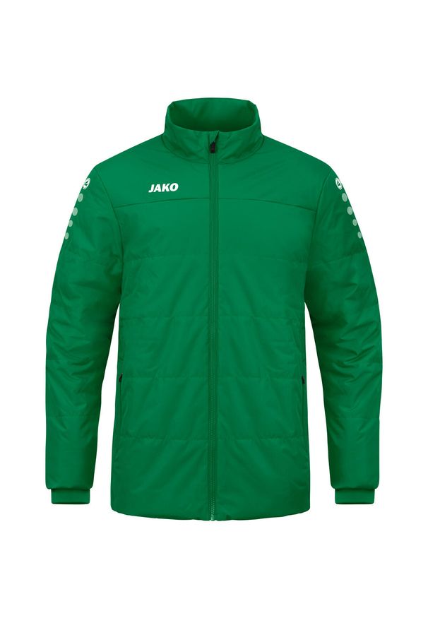 Kurtka puchowa Jako Team. Kolor: zielony. Materiał: puch