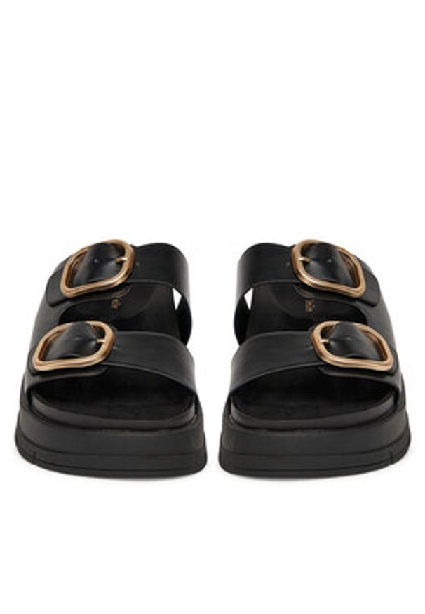 DeeZee Klapki HY62273-2 Czarny. Kolor: czarny. Materiał: materiał