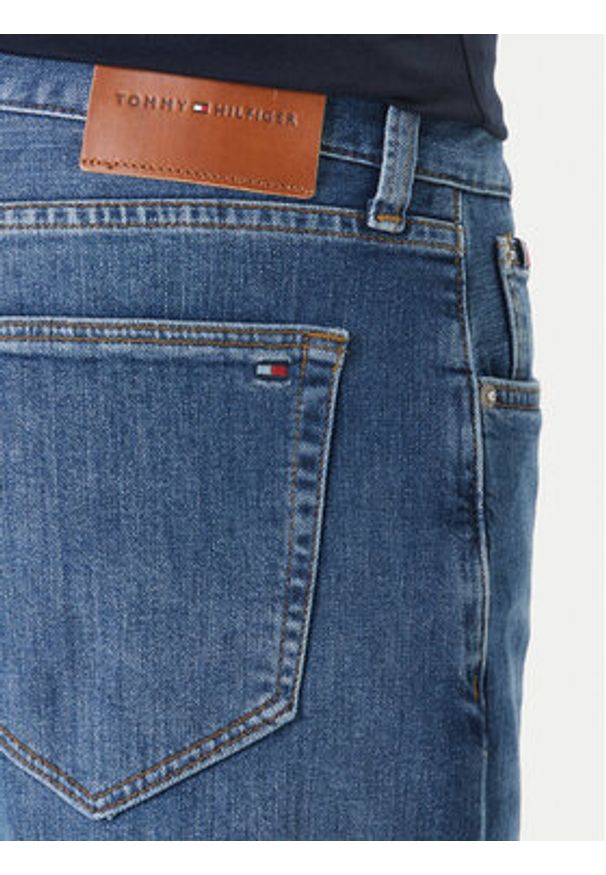 TOMMY HILFIGER - Tommy Hilfiger Jeansy Denton MW0MW42317 Niebieski Slim Fit. Kolor: niebieski