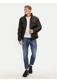 Hugo - HUGO Kurtka zimowa Balto2411 50505904 Czarny Slim Fit. Kolor: czarny. Materiał: syntetyk. Sezon: zima #2