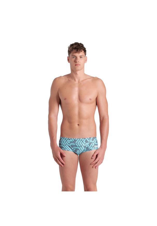 Szorty Kąpielowe Arena Escape Swim Low Waist Short. Kolor: zielony. Materiał: tkanina