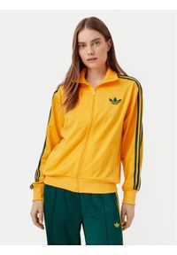 Adidas - adidas Bluza adicolor Classic Firebird JP2300 Żółty Loose Fit. Kolor: żółty. Materiał: syntetyk