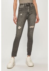Calvin Klein Jeans - Jeansy. Stan: podwyższony. Kolor: szary. Materiał: bawełna, denim, elastan #1