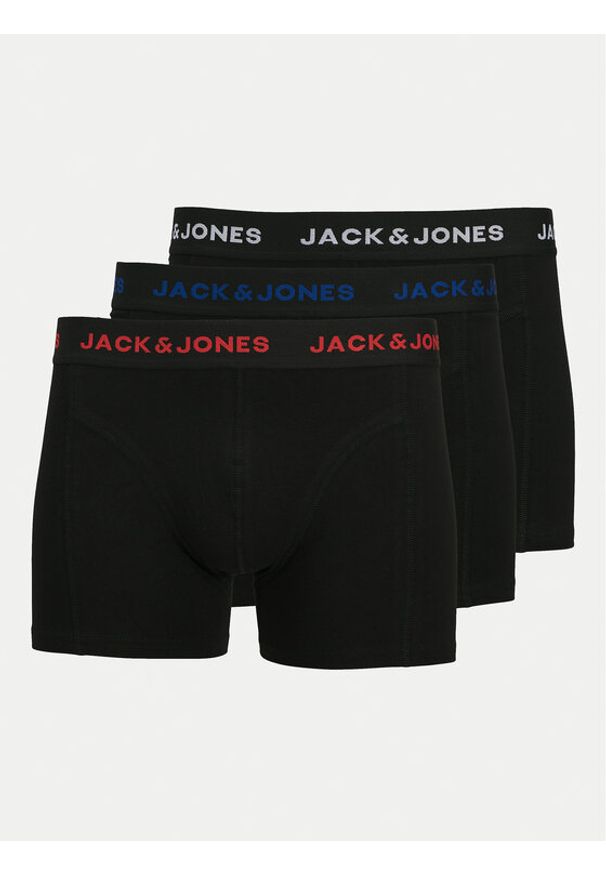 Jack & Jones - Jack&Jones Komplet 3 par bokserek Black Friday 12265404 Czarny. Kolor: czarny. Materiał: bawełna