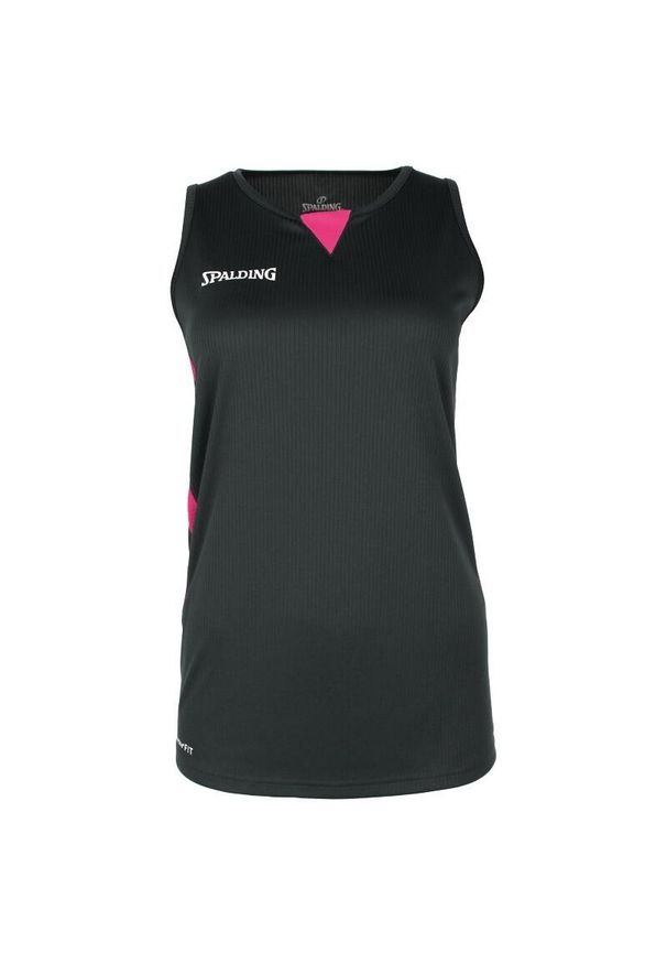 SPALDING - Damska koszulka Spalding 4HER III. Kolor: wielokolorowy, szary, różowy, brązowy