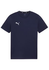 Koszulka męska Puma Team Goal Casuals Tee. Kolor: niebieski. Materiał: materiał