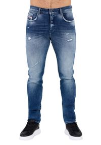 Diesel - DIESEL Niebieskie męskie jeansy 2019 D-STRUKT, Rozmiar 36/32. Okazja: na co dzień. Kolor: niebieski. Styl: casual, klasyczny #4
