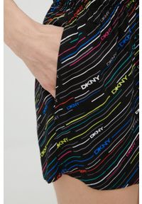 DKNY - Dkny piżama YI2922529 damska kolor czarny. Kolor: czarny. Materiał: tkanina #5