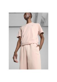 Puma - Spodnie dresowe unisex Essentials Elevated PUMA Rose Quartz Pink. Kolor: różowy. Materiał: dresówka