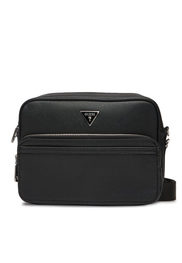 Guess Saszetka HMMISA P5422 Czarny. Kolor: czarny. Materiał: skóra