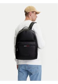 TOMMY HILFIGER - Tommy Hilfiger Plecak Th Central Backpack AM0AM13483 Czarny. Kolor: czarny. Materiał: skóra #6