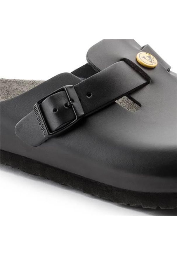 Buty do chodzenia damskie Birkenstock Boston Esd. Kolor: czarny. Materiał: materiał, skóra