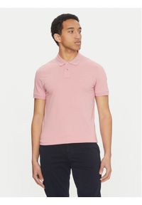 BOSS Polo Passenger 50507803 Różowy Slim Fit. Typ kołnierza: polo. Kolor: różowy. Materiał: bawełna
