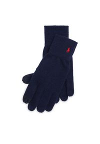 Rękawiczki Damskie Polo Ralph Lauren. Kolor: niebieski