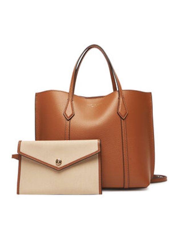 Tory Burch Torebka Perry 177252 Brązowy. Kolor: brązowy. Materiał: skórzane